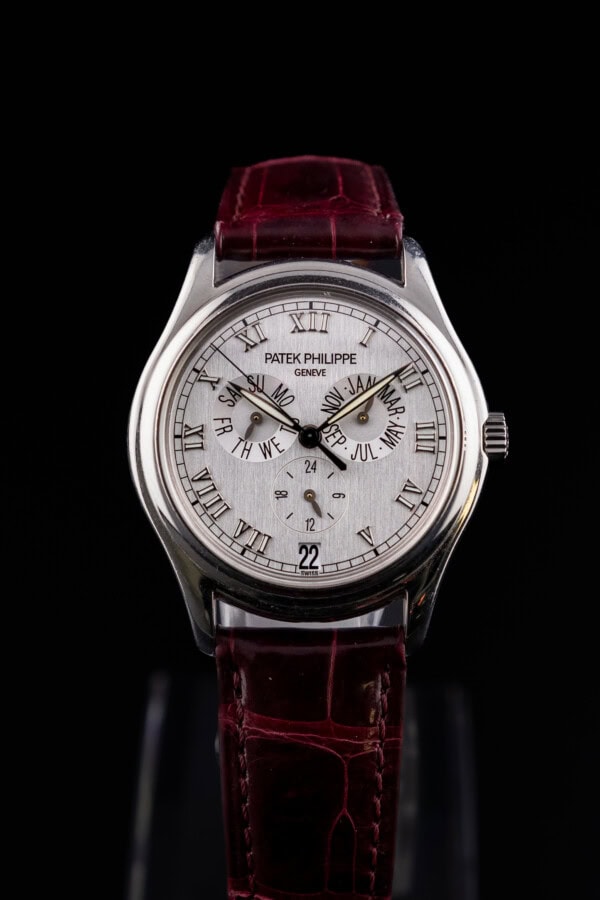 Patek Philippe 5035P Annual Calendar platinum 37mm silver dial